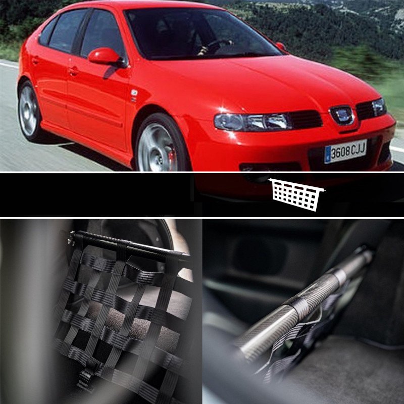 Clubsport Set - Strebe mit Netz für Seat Leon 1M